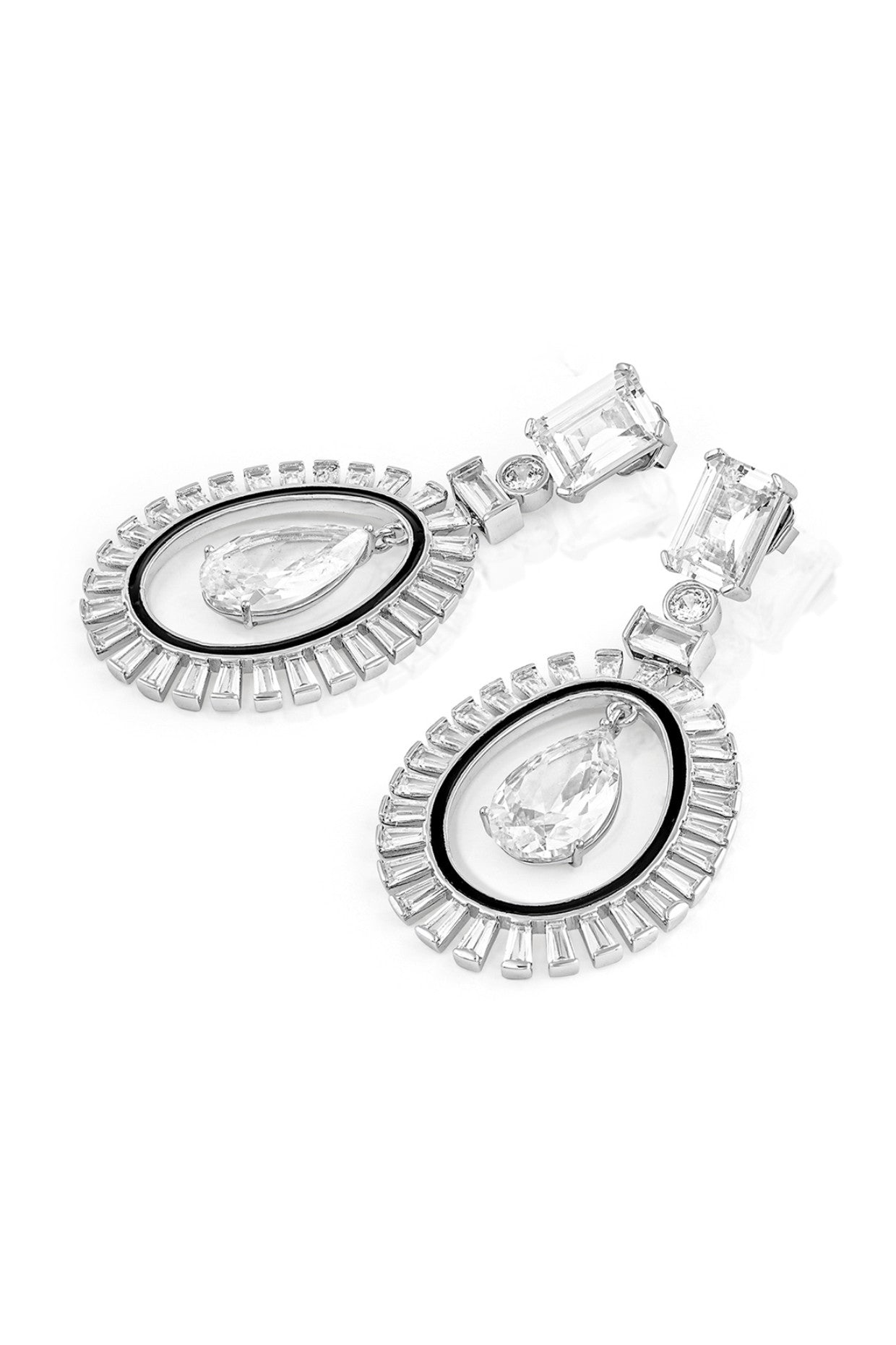 Plush Enamel Drop Earrings