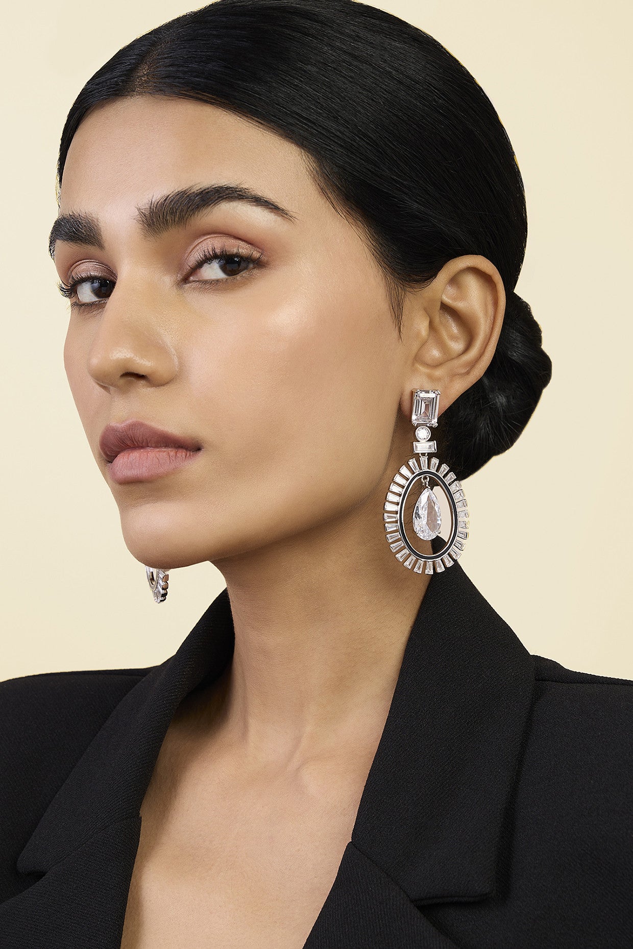 Plush Enamel Drop Earrings
