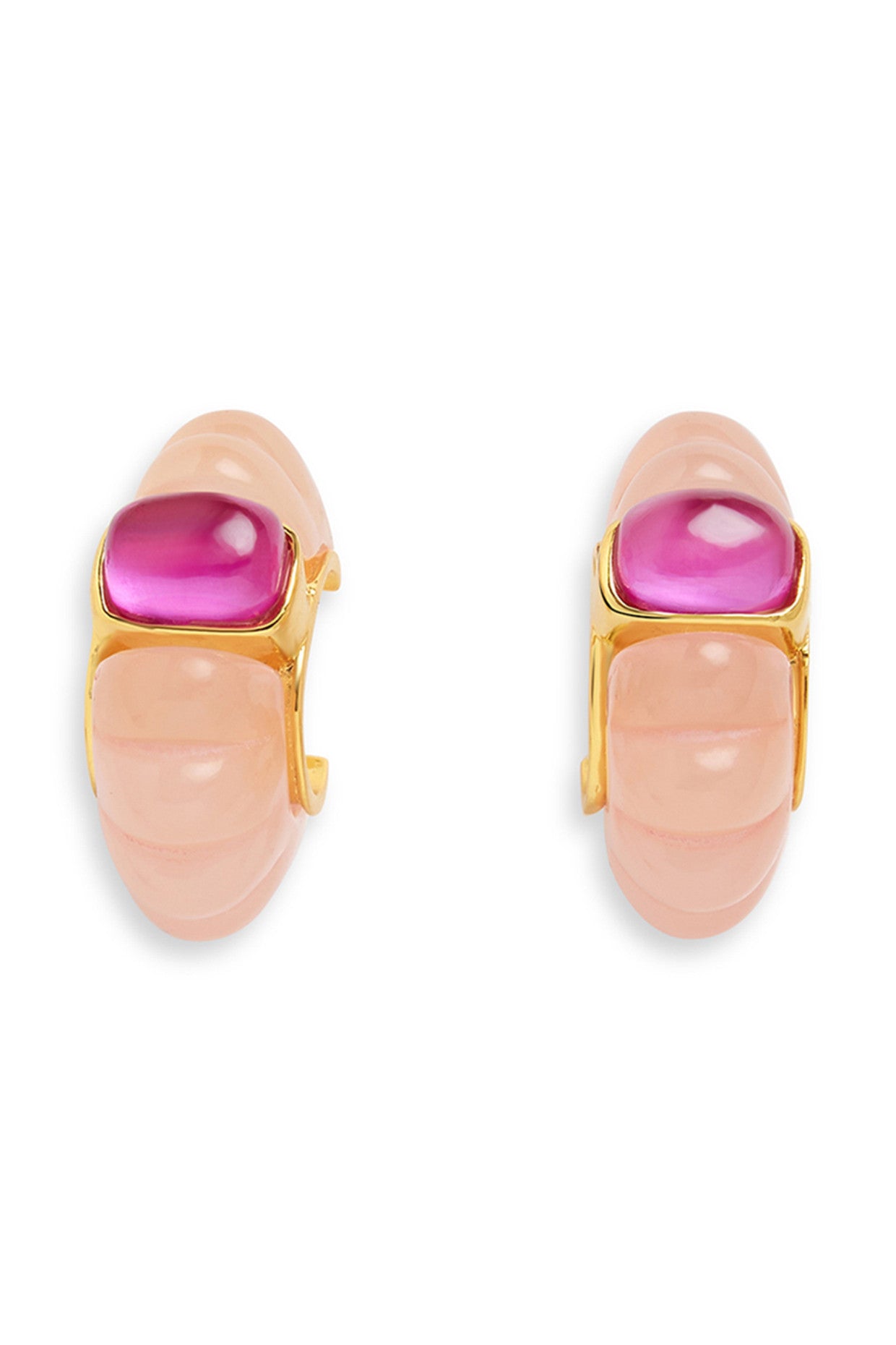 Pretty In Pink Hoops