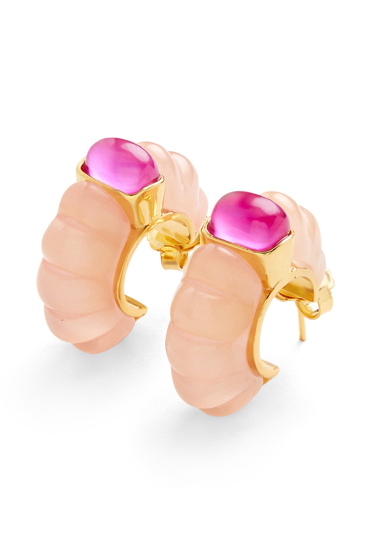 Pretty In Pink Hoops