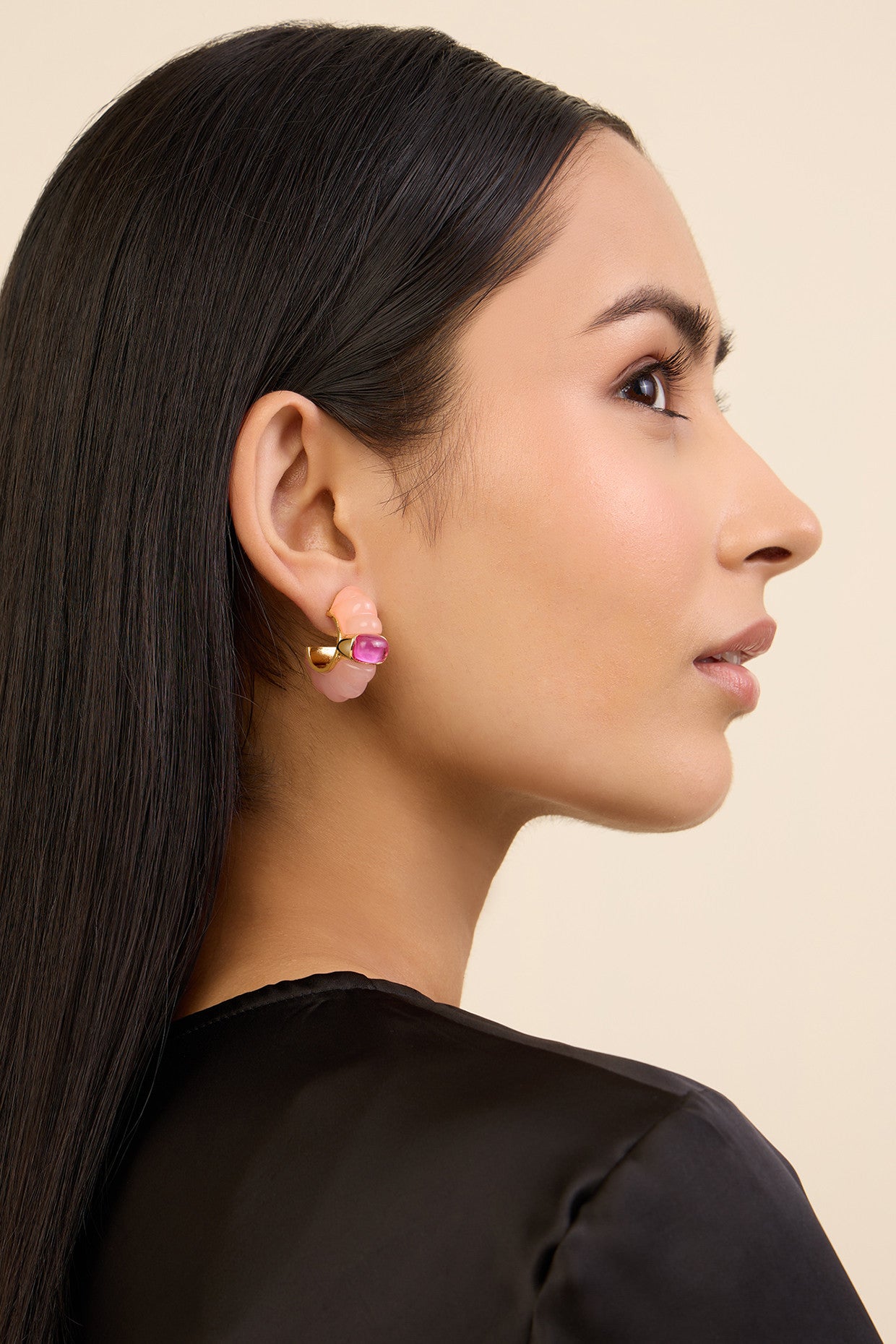 Pretty In Pink Hoops