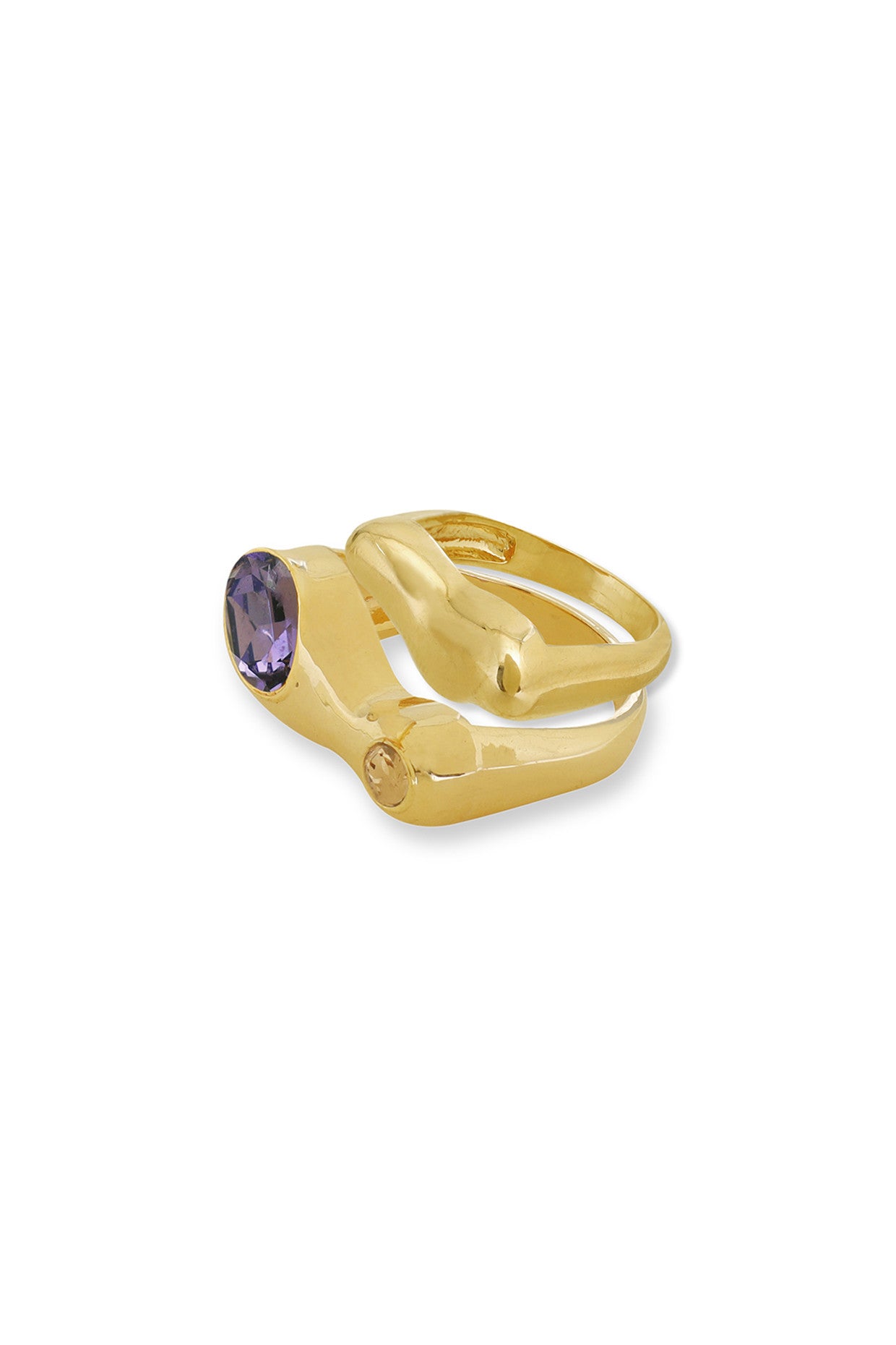 Purple Divide Ring