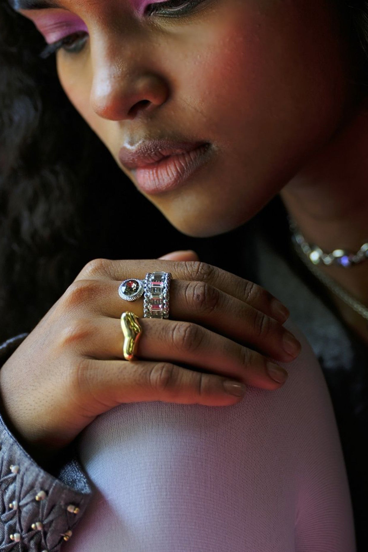 Purple Verse Ring