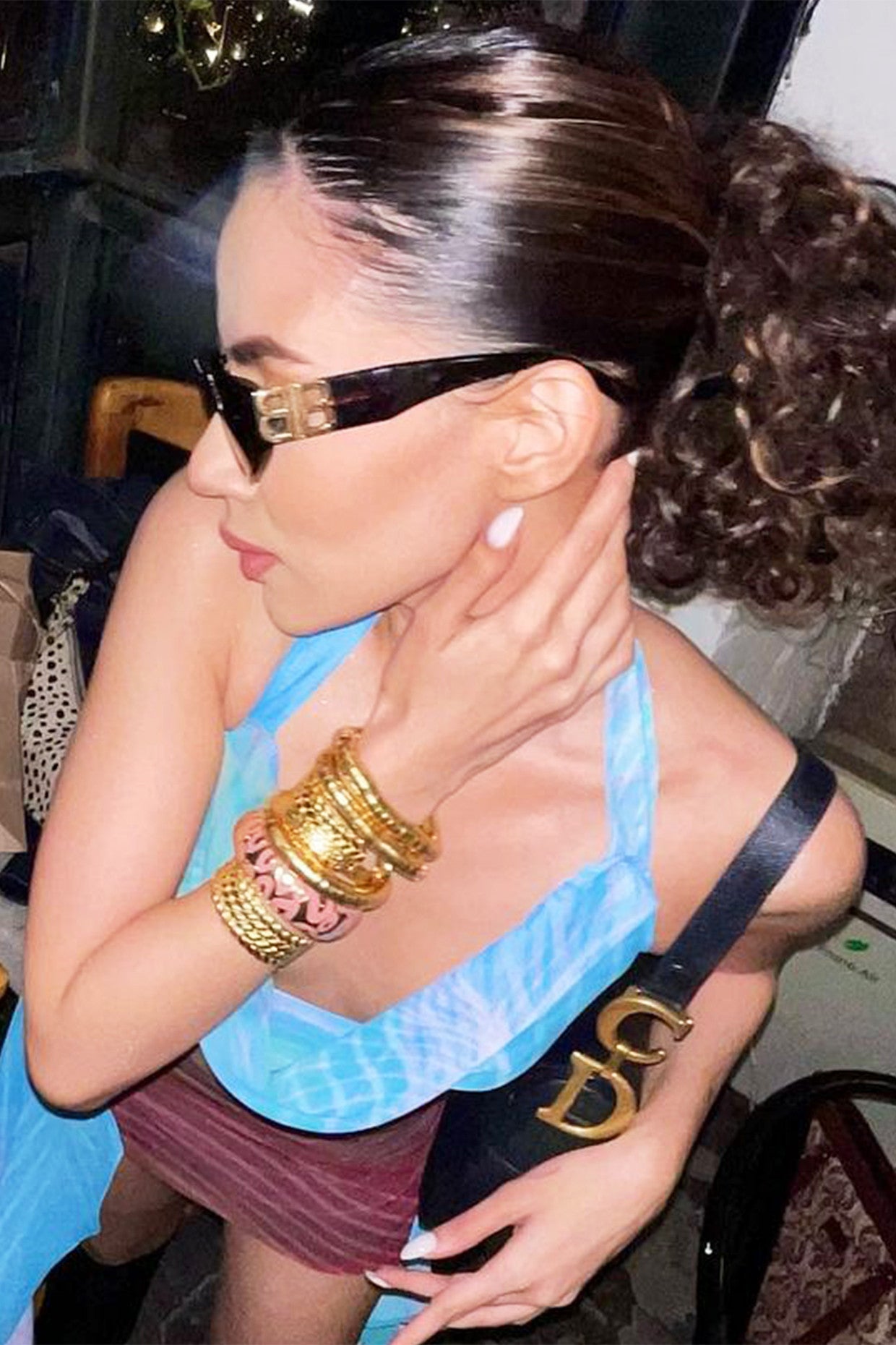 Gold Plated Viper Bracelet