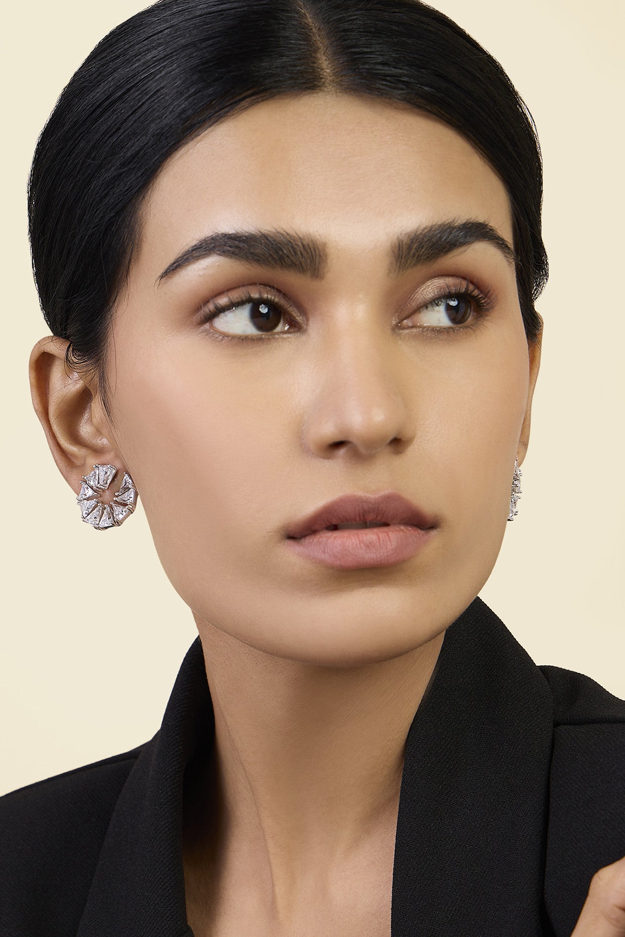 Radiant Orange Peel Earrings