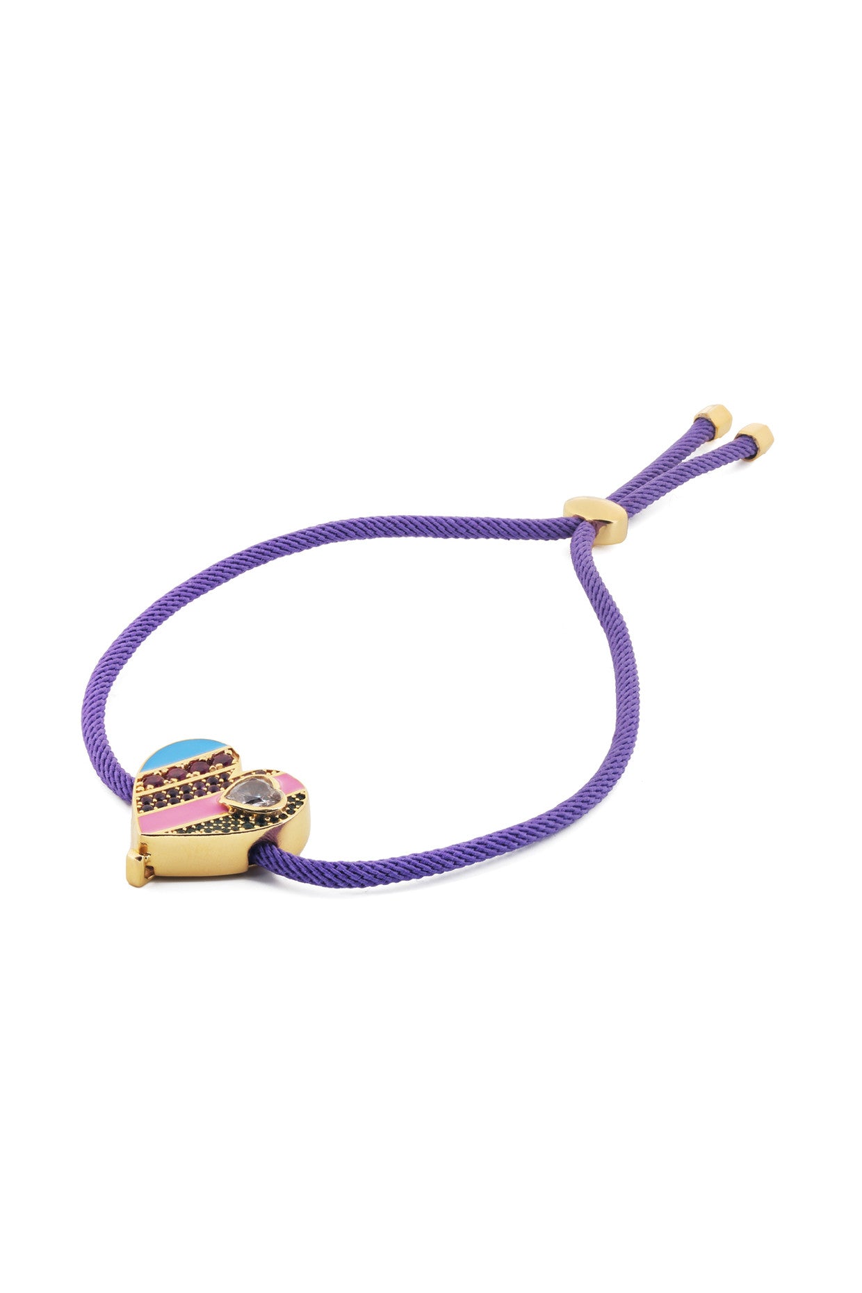 Rainbow Heart Bracelet