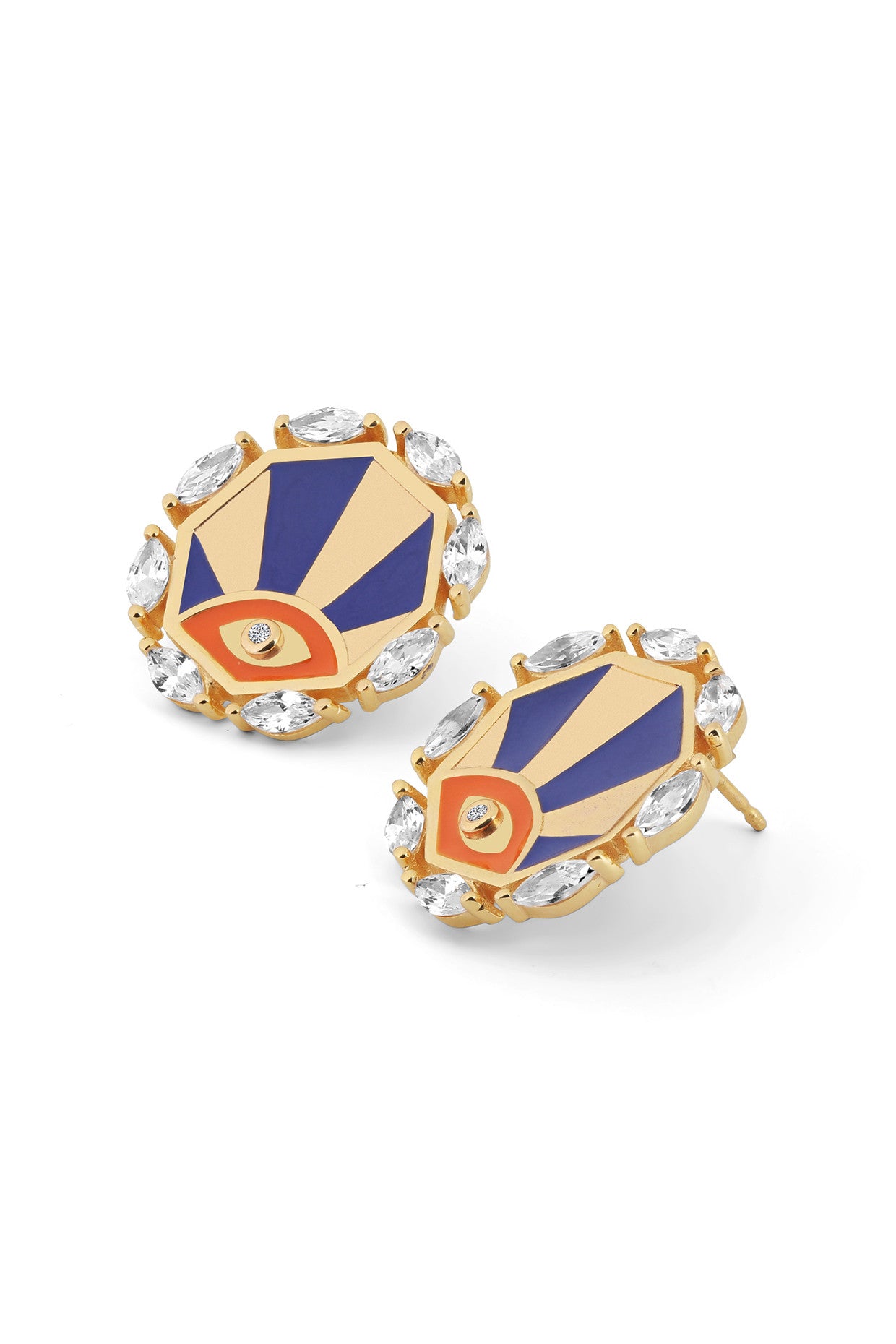 Retro Eye Earrings
