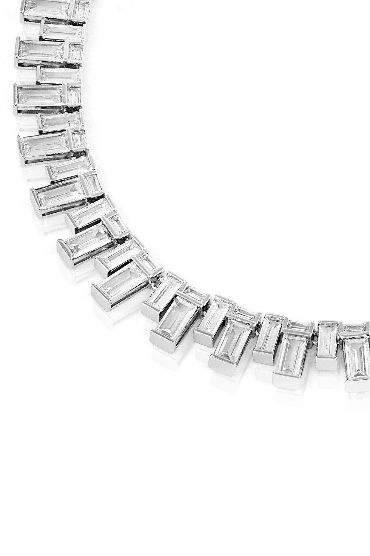 Riviere Baguette Necklace