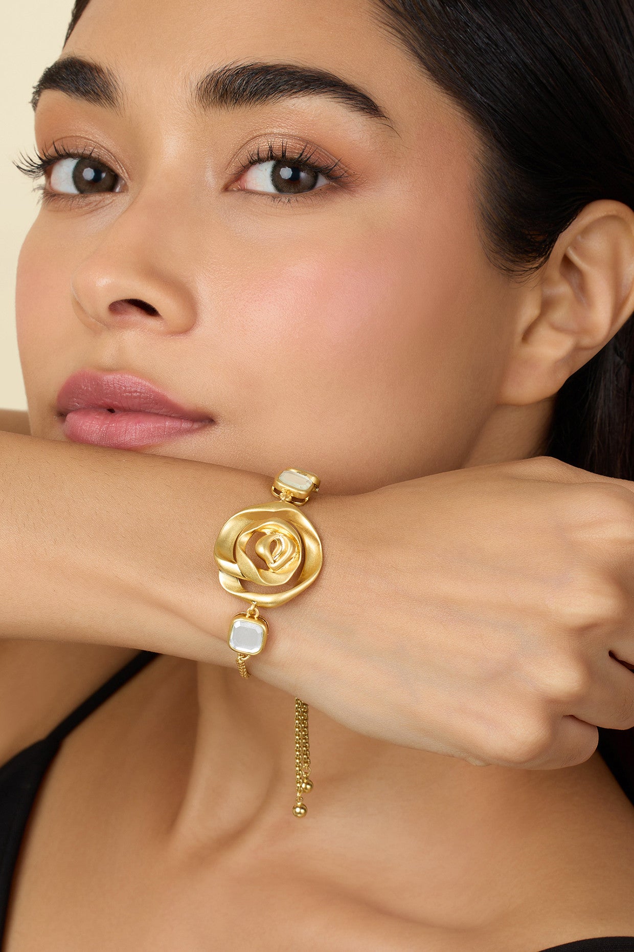 Rose Bolo Bracelet