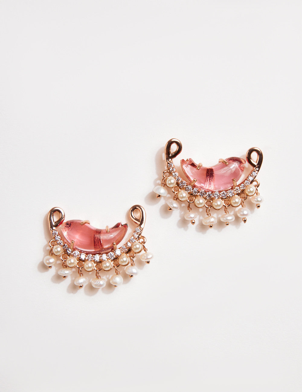 22kt Rose Gold Stud Earrings