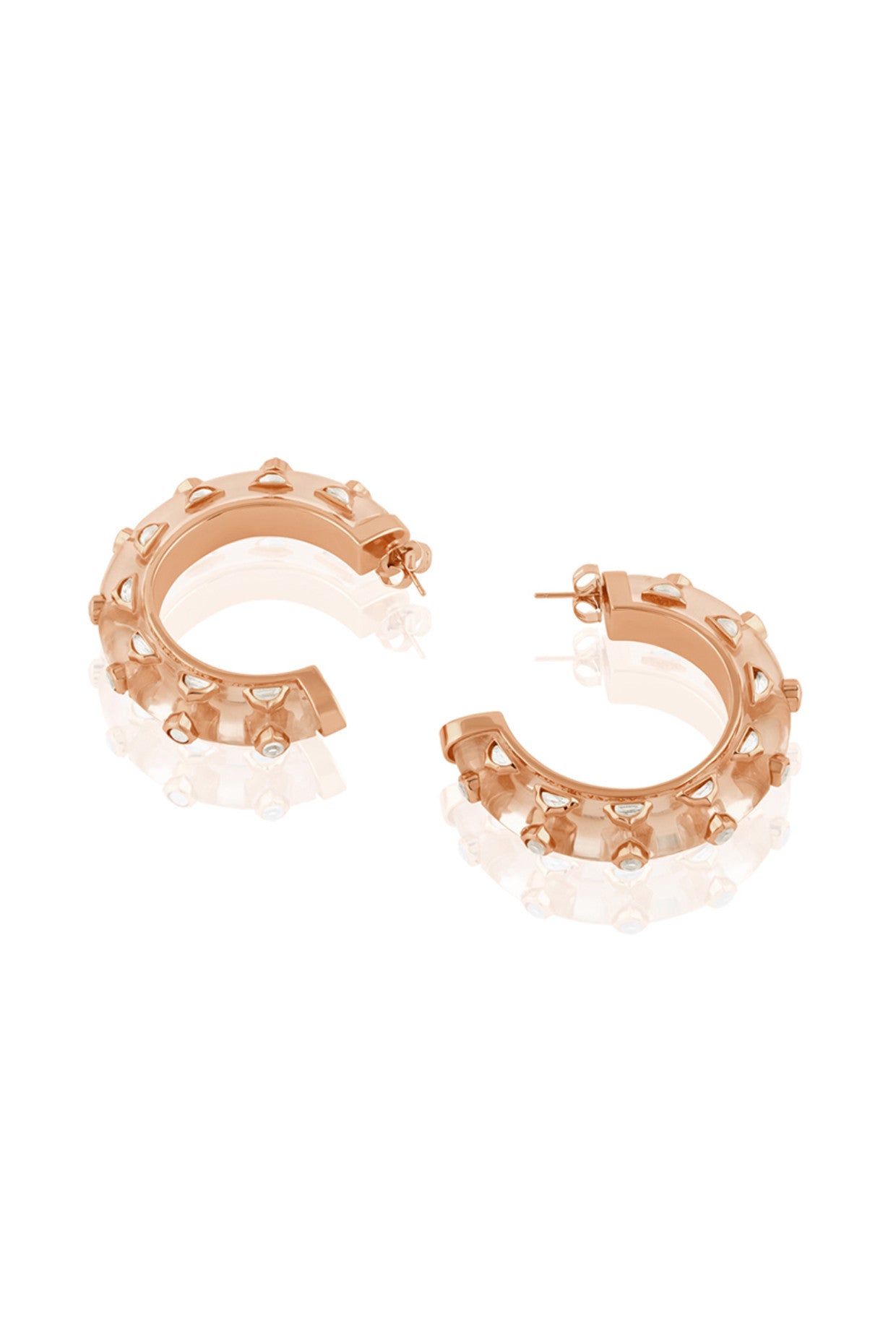 Rose Sona Statement Hoops