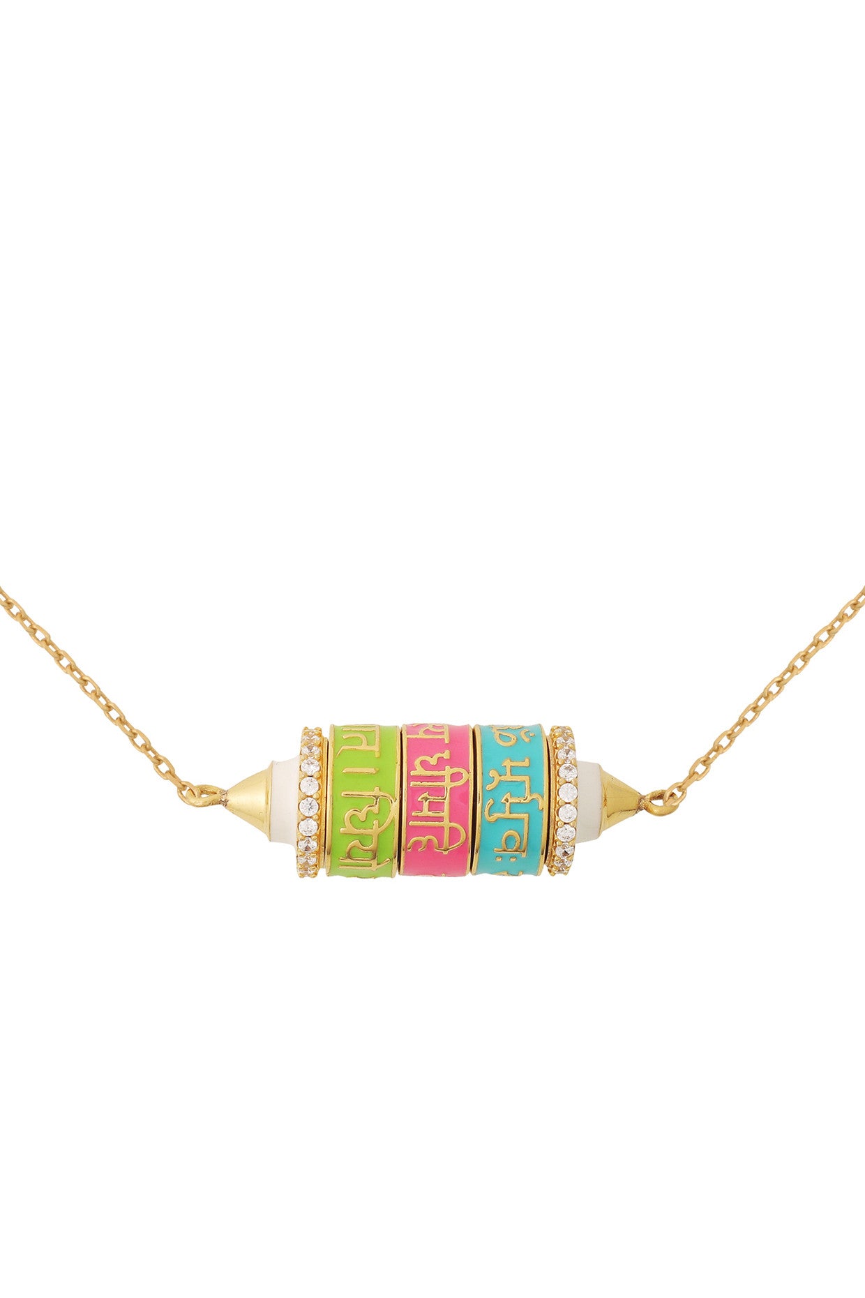 Rotating Mantra Necklace
