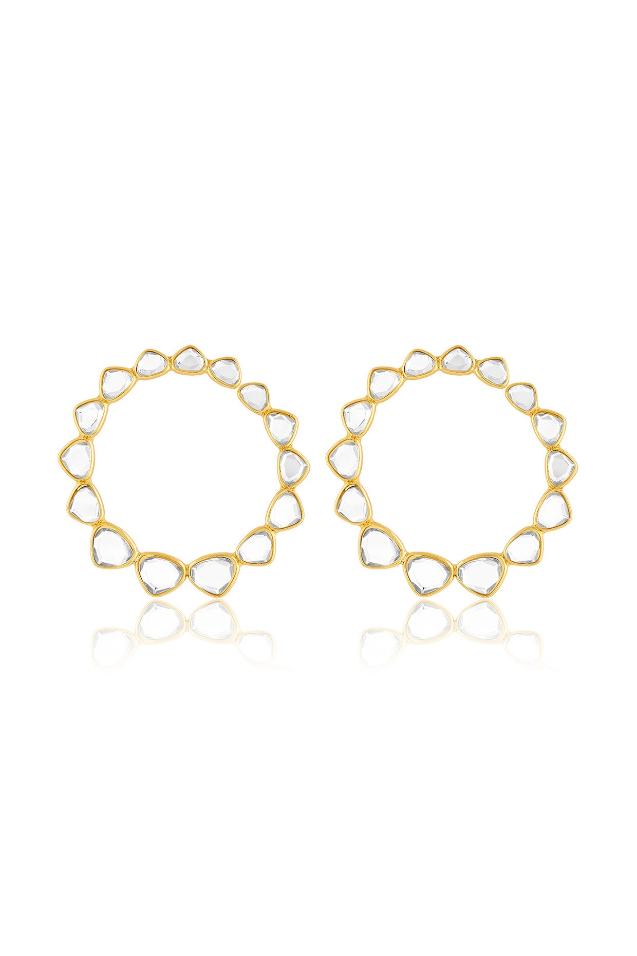 Sheesh Mahal Front Back Earrings