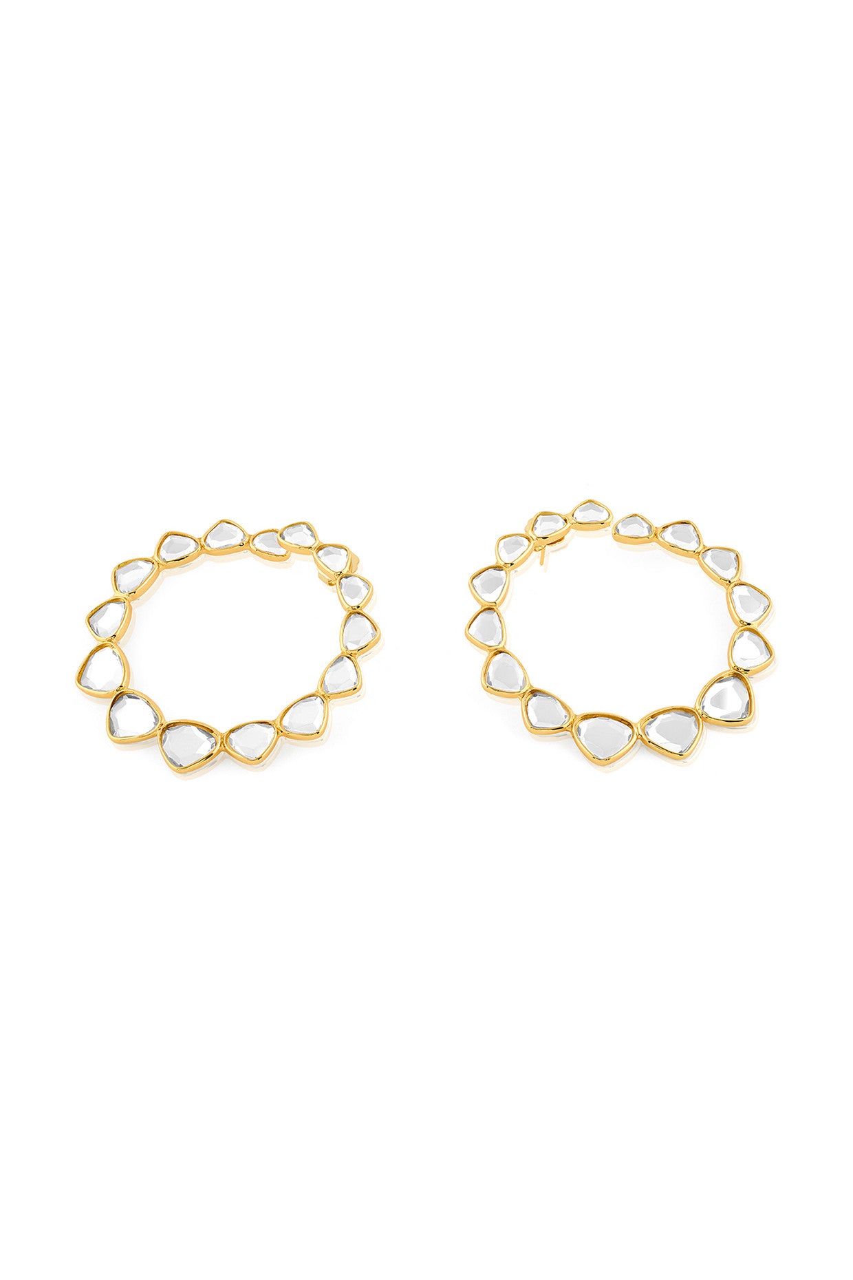 Sheesh Mahal Front Back Earrings