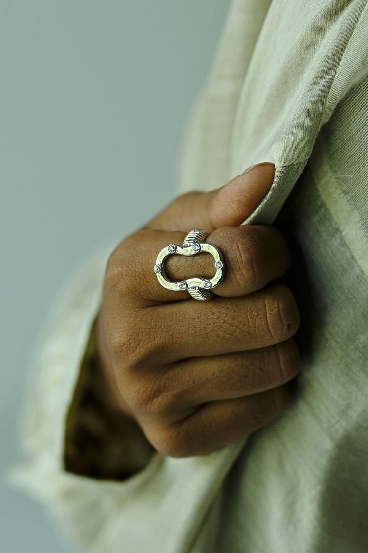 Silver Gesture Ring