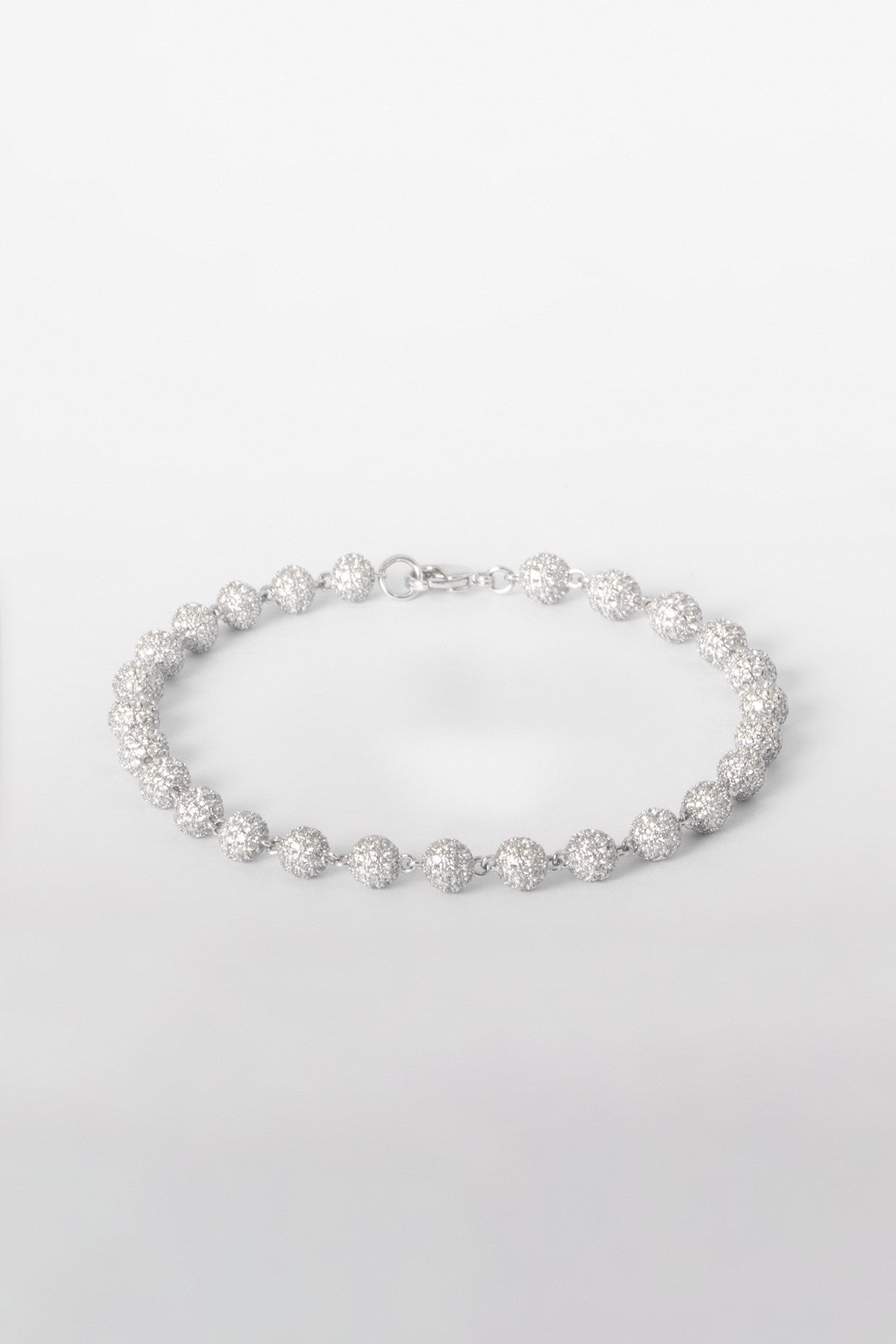 Sleek Iced Ball Bracelet