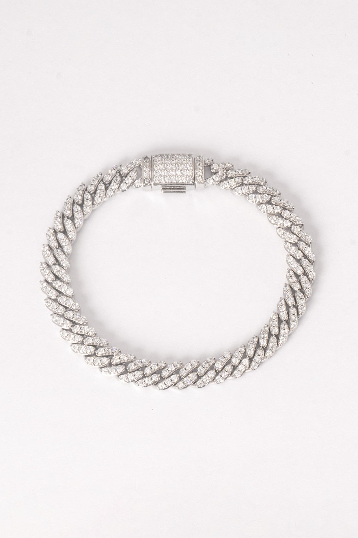 Sleek Iced Cuban Bracelet