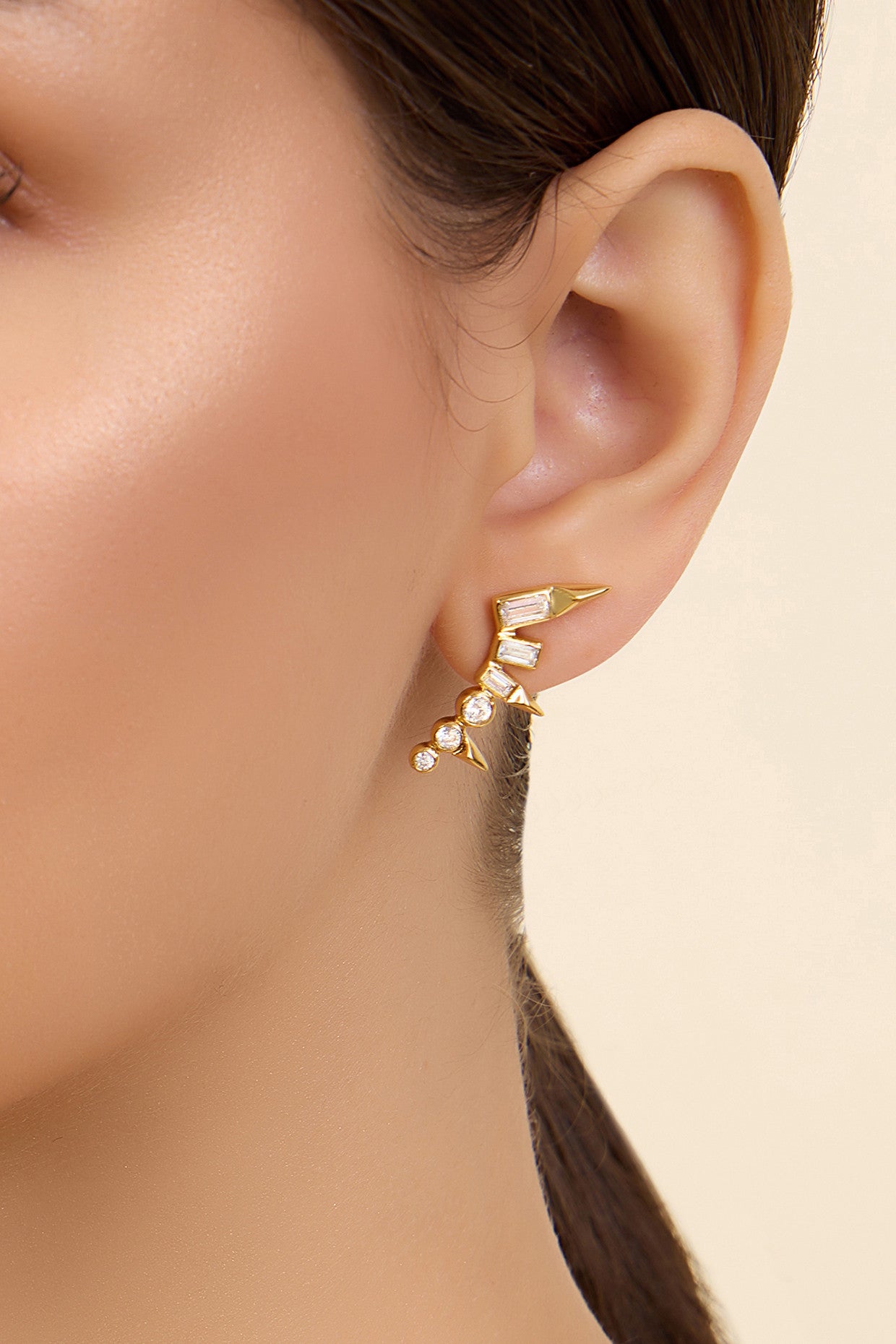 Spiked Rock Studs
