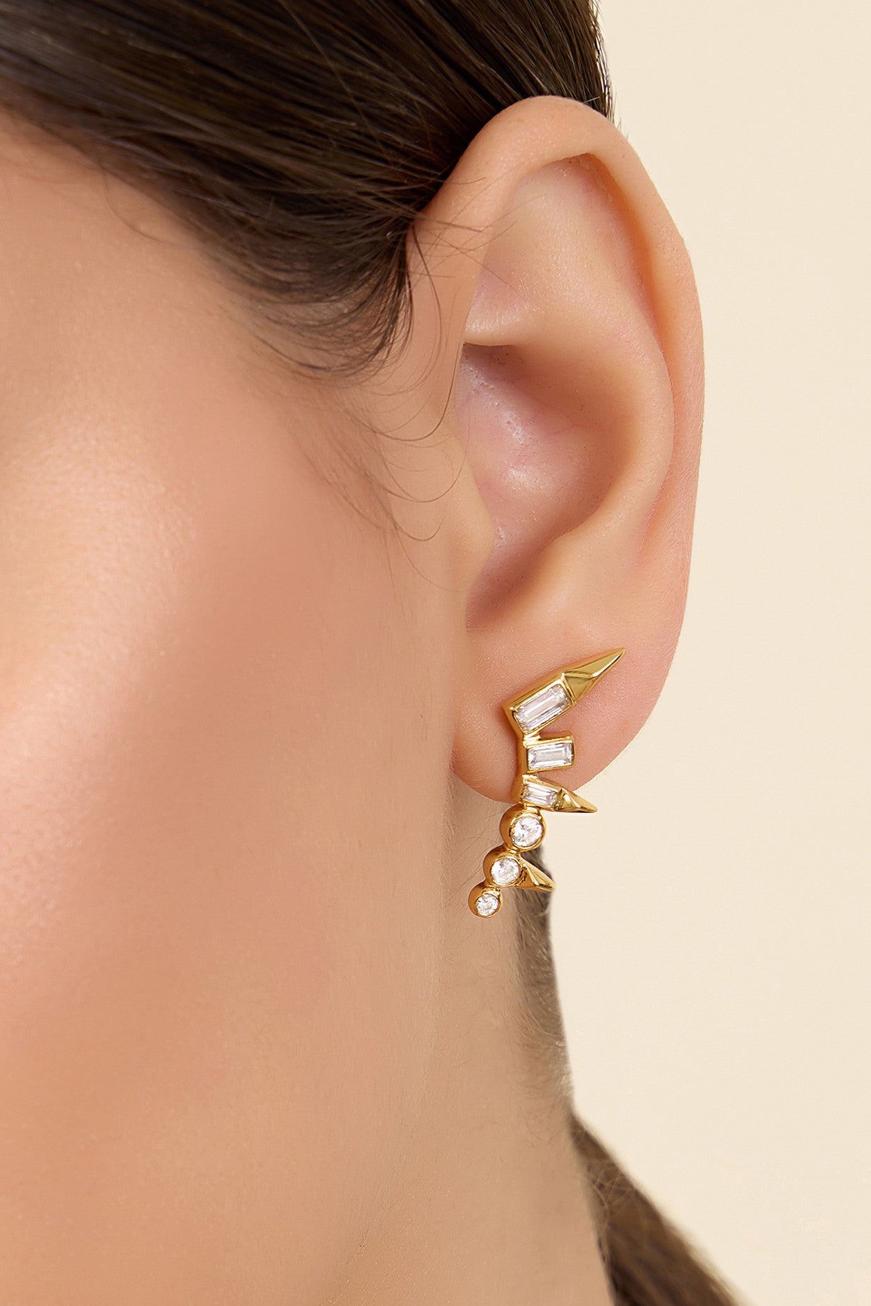 Spiked Rock Studs