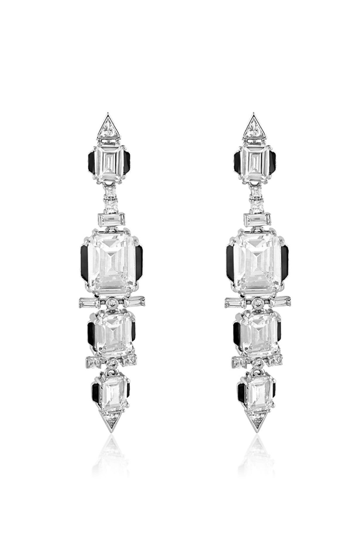 Three Tier Dangler Earrings