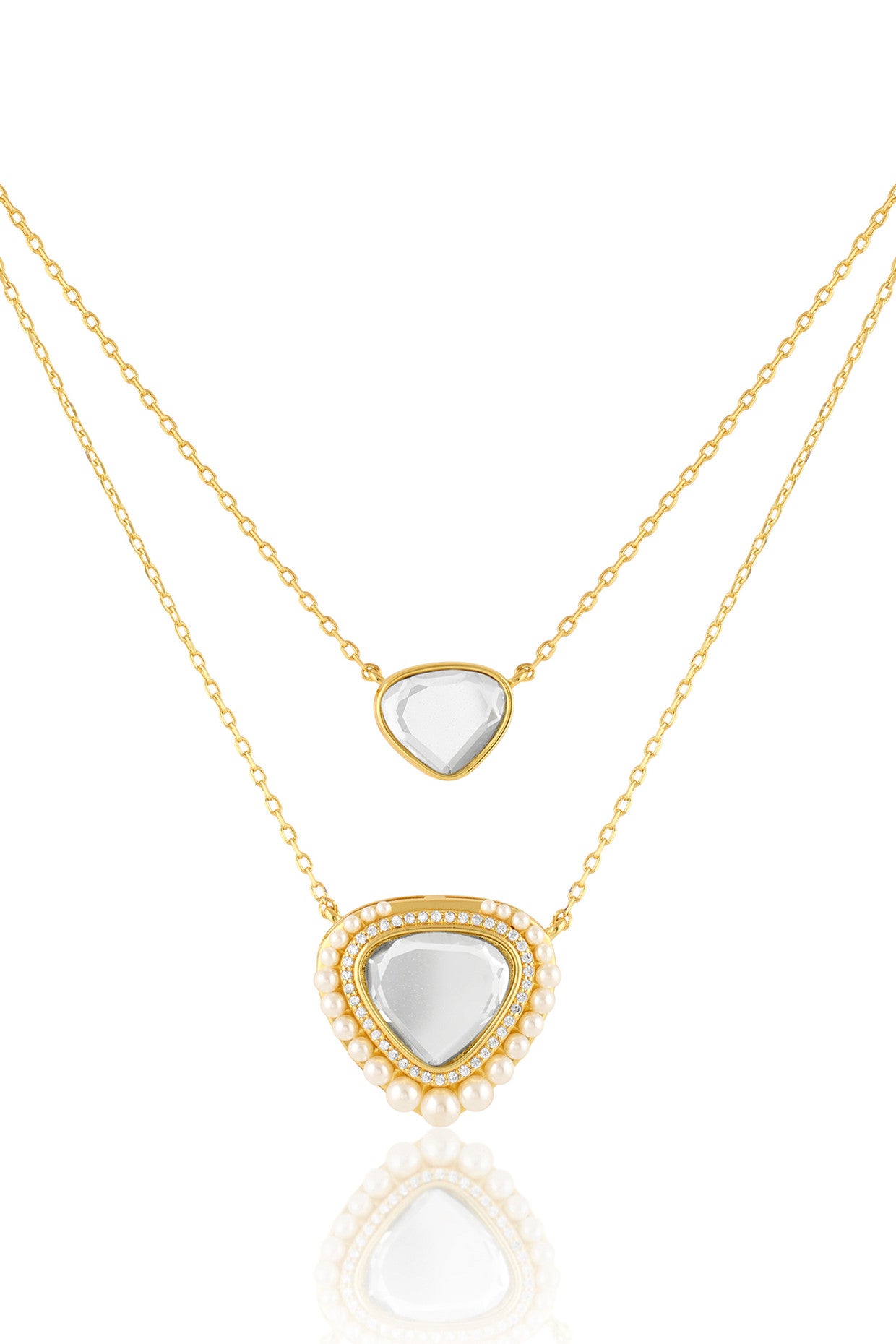 Trikone Layered Necklace