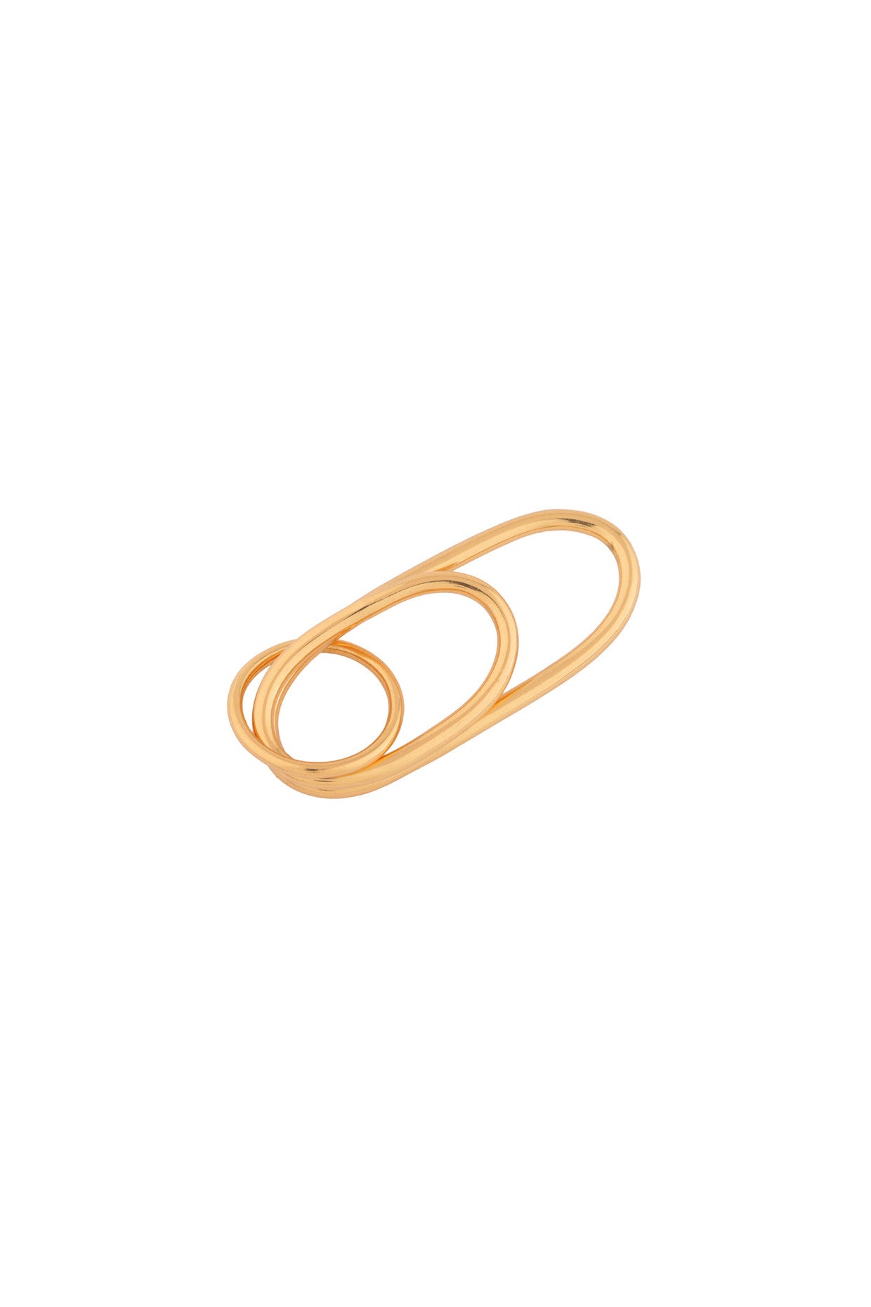 Trinity Pearl Ring 22Kt Gold-Plated