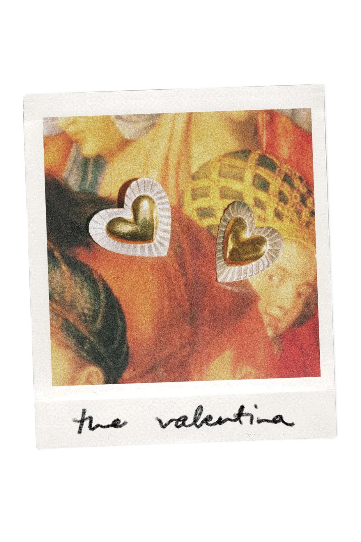Valentine Two Tone Earrings
