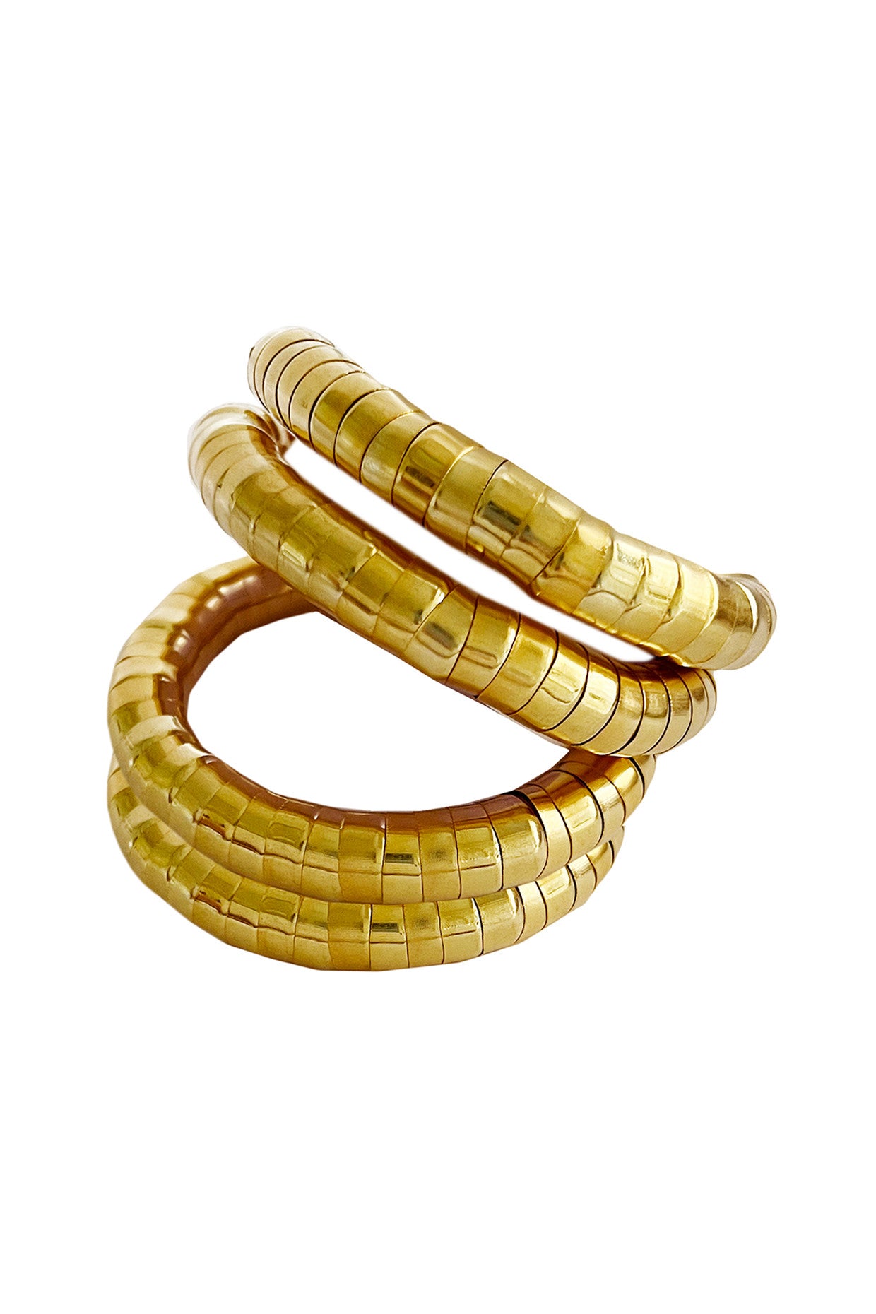 Gold Plated Viper Bracelet
