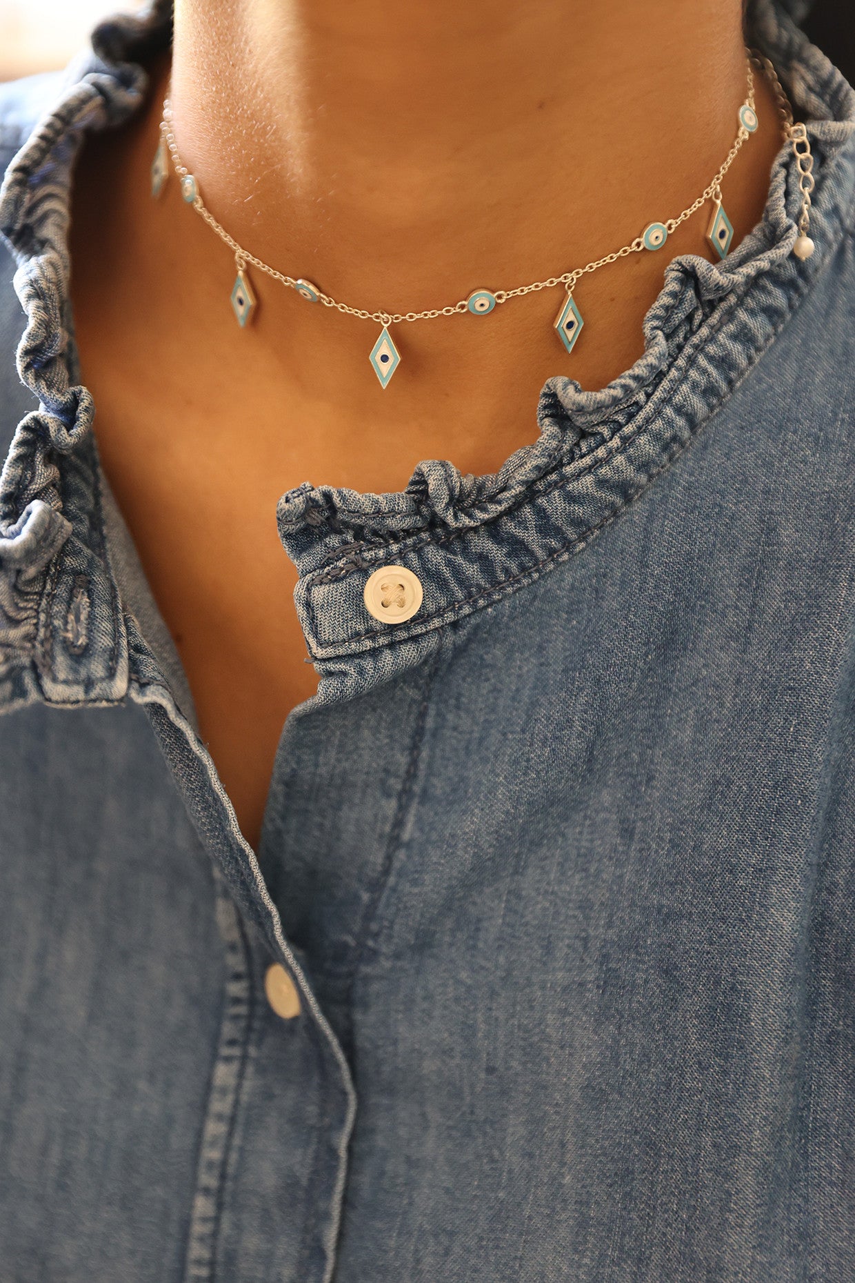 Zara Evil Eye Choker